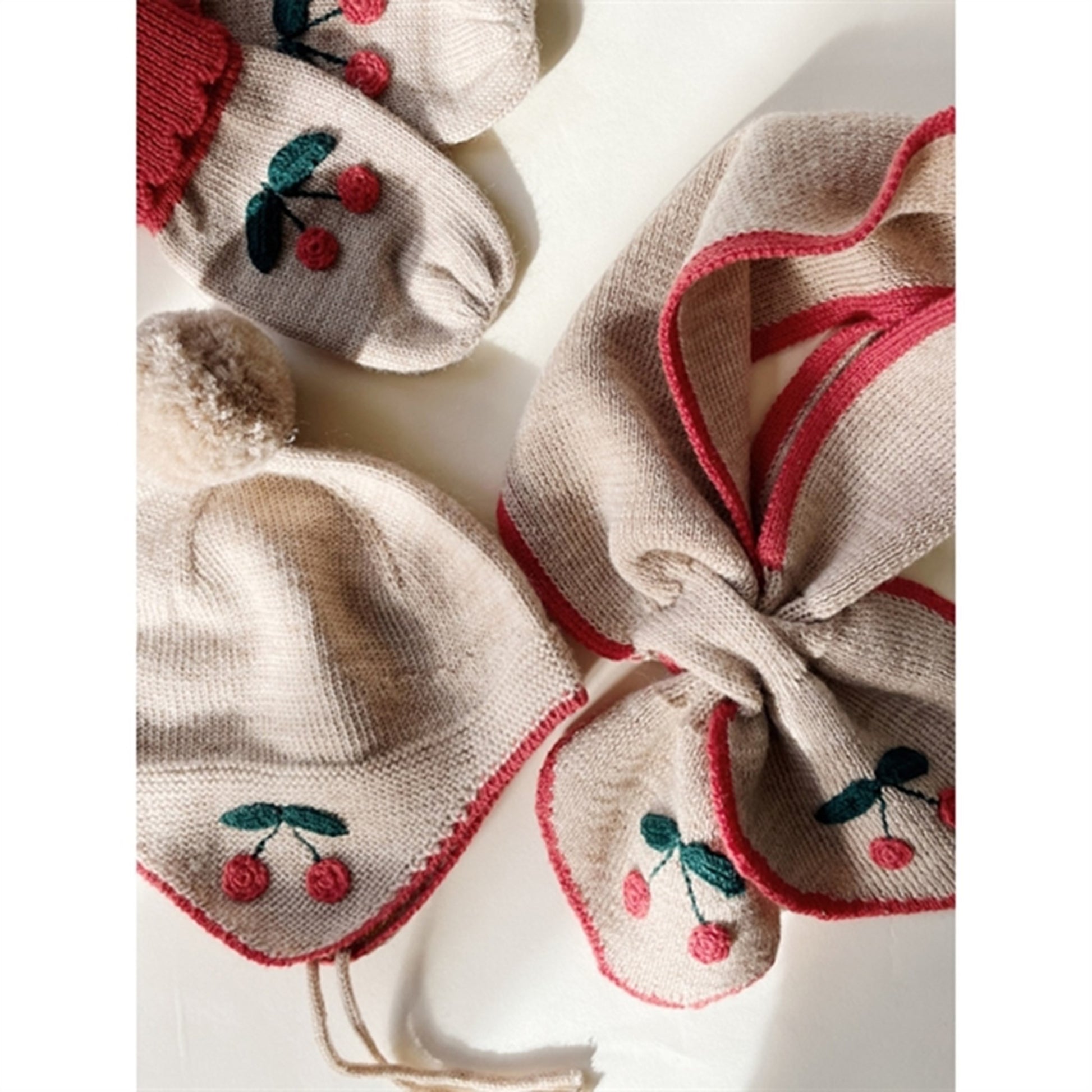 Konges Sløjd Beige Melange Sonja Knit Hat