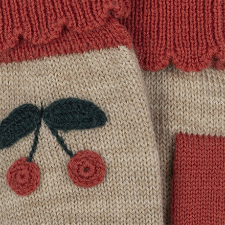 Konges Sløjd Beige Melange Sonja Knit Mittens