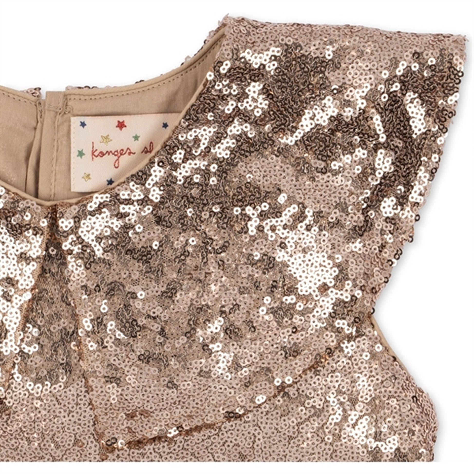 Konges Sløjd Gold Blush Starla Sequin Dress