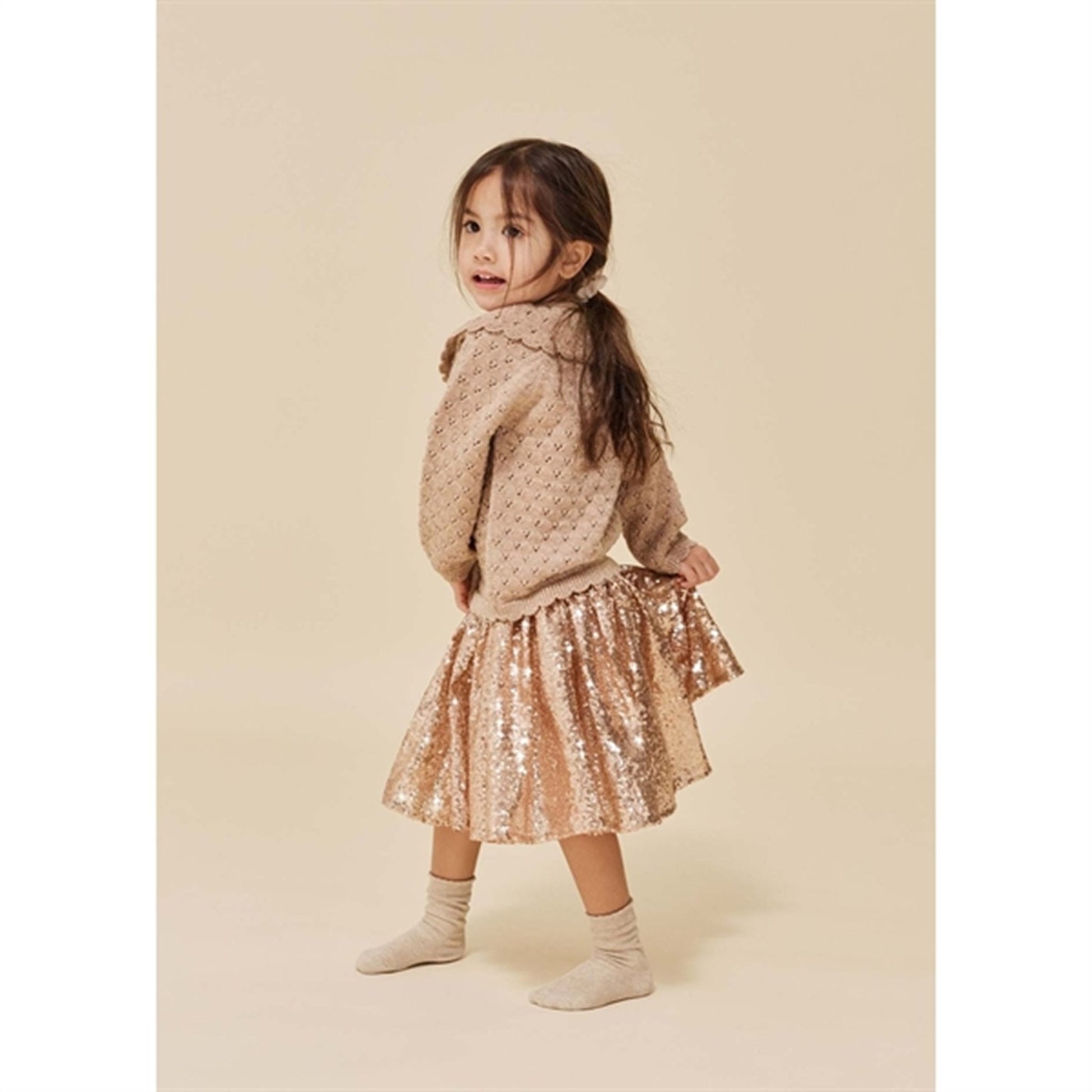 Konges Sløjd Gold Blush Starla Sequin Skirt