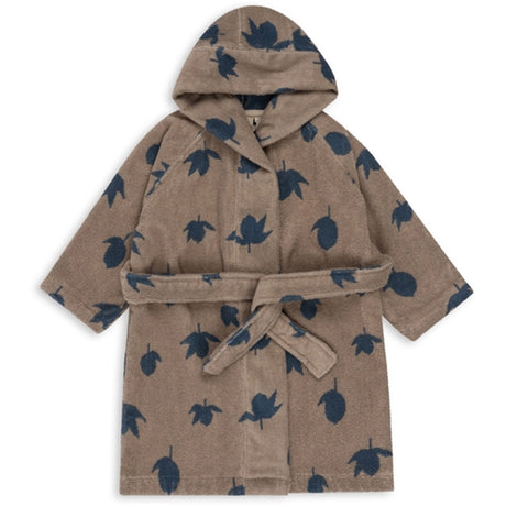 Konges Sløjd Terry Bathrobe Jacquard Lemon