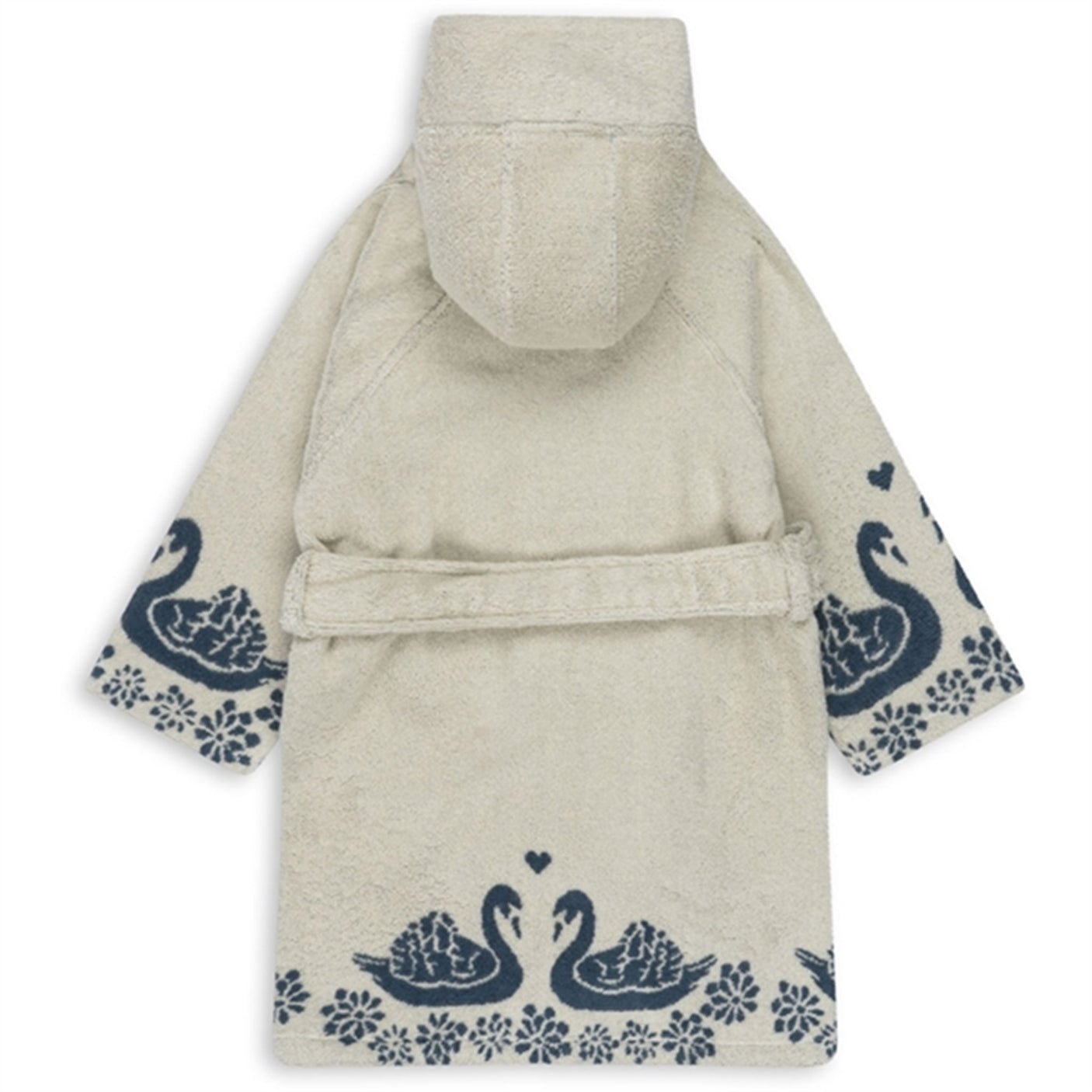 Konges Sløjd Terry Bathrobe Jacquard Swan