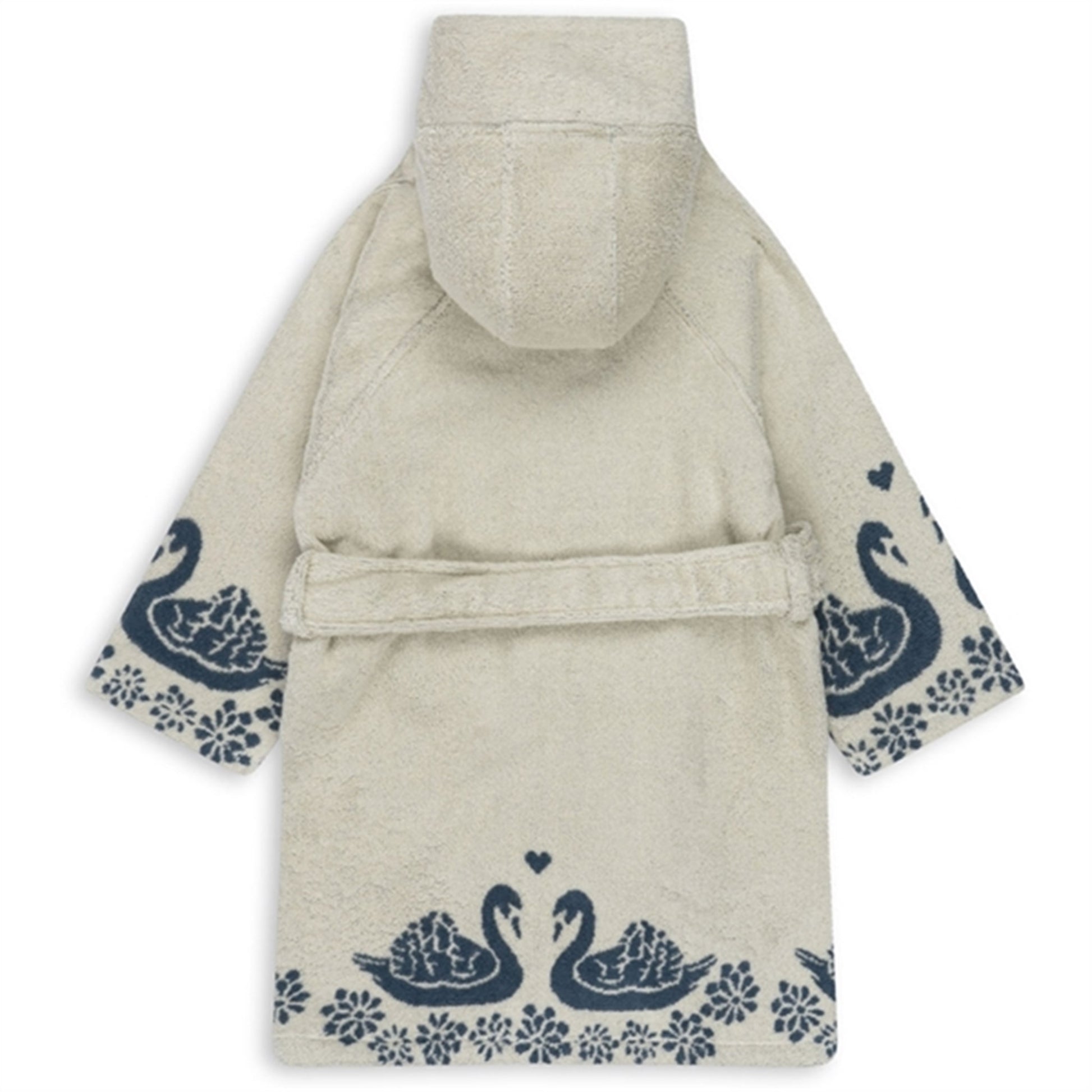 Konges Sløjd Terry Bathrobe Jacquard Swan