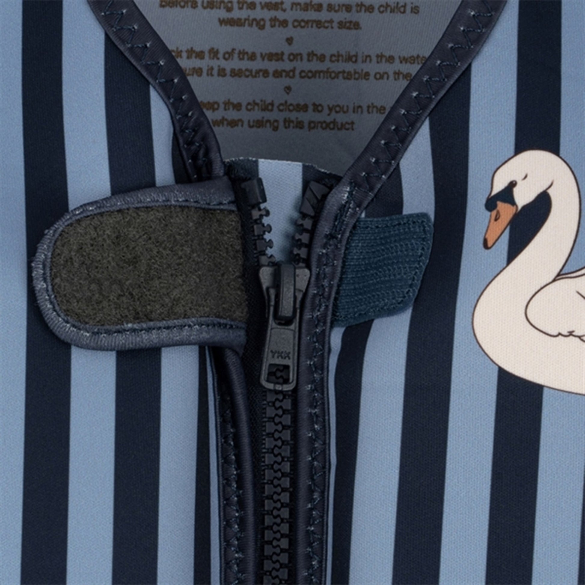 Konges Sløjd Neoprene Frill Float Vest Swan Stripe