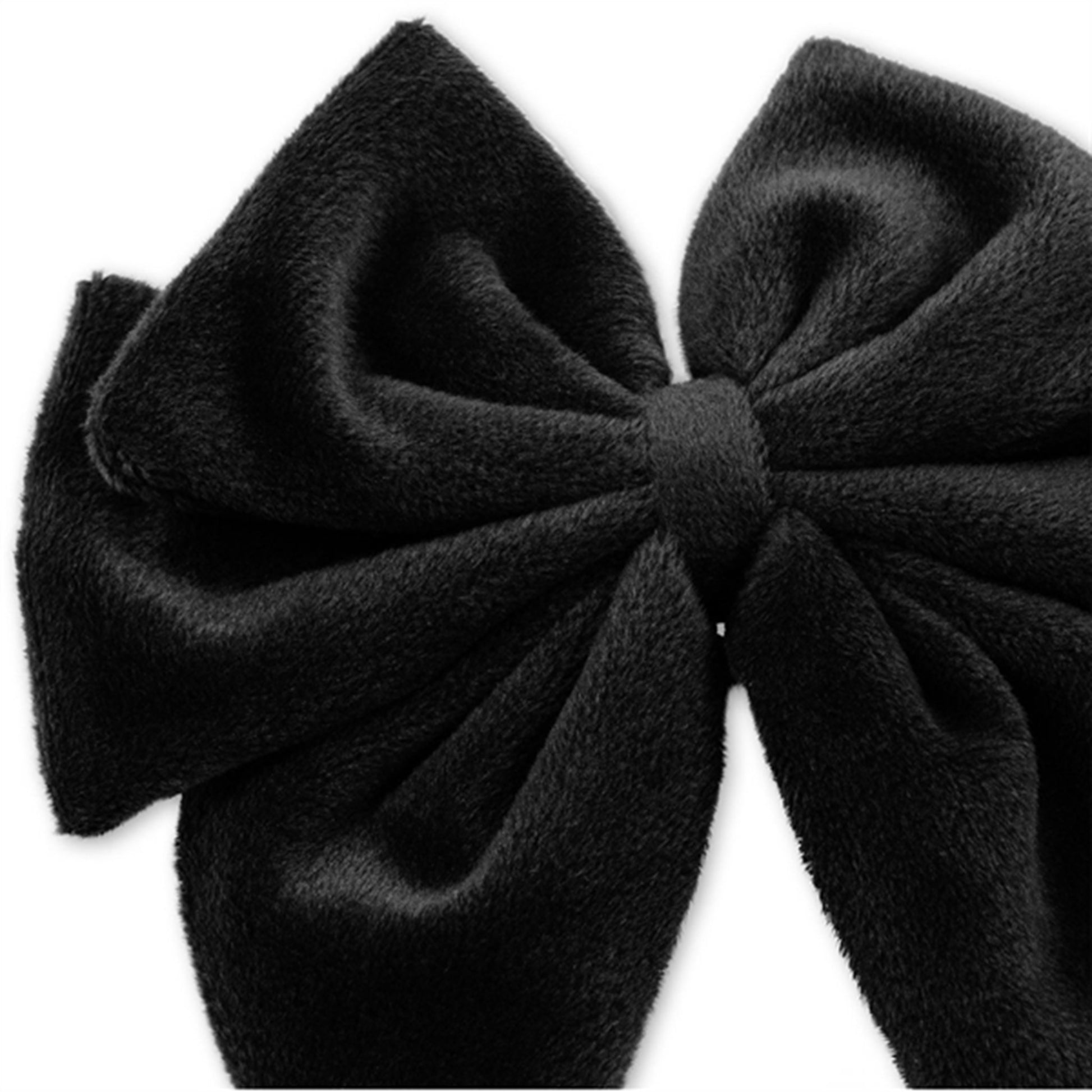 Konges Sløjd Velvet Bowtie Hair Clip Black
