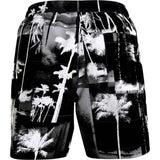 Calvin Klein Medium Drawstring Swim Shorts Ck Palm Black Aop