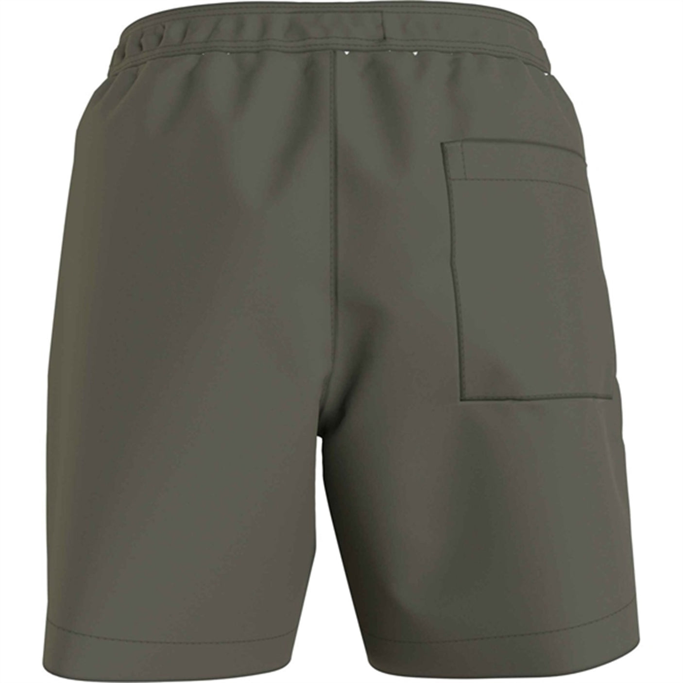 Calvin Klein Medium Drawstring Swim Shorts Graphic Dusty Olive