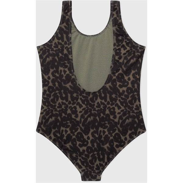 Calvin Klein Swimsuit CK Leopard Olive Aop 2