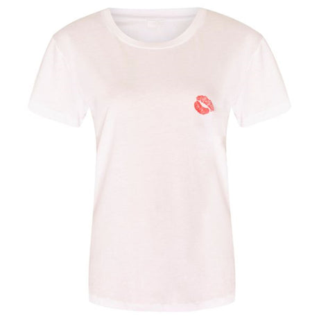Lala Berlin Cara Lips T-shirt White