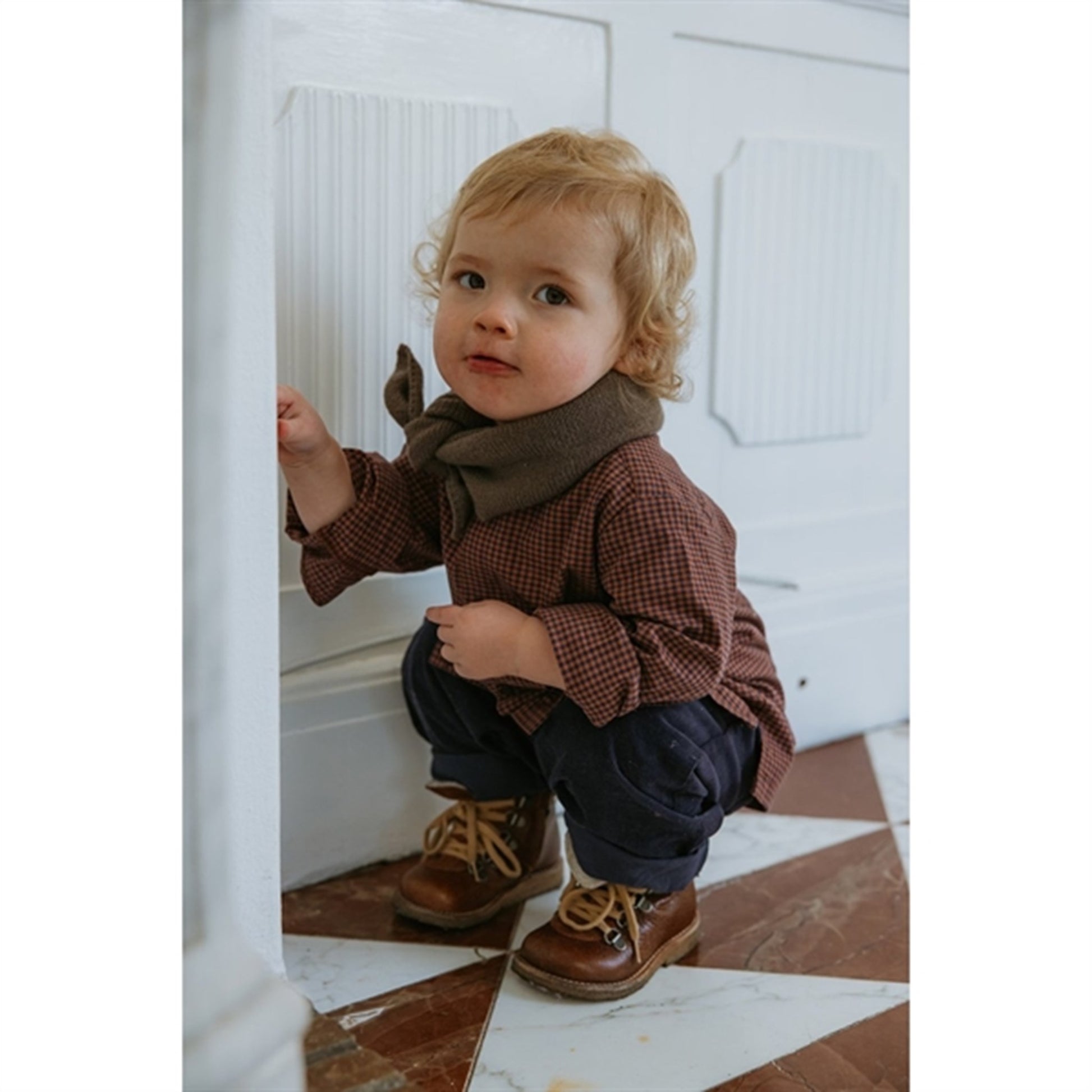 lalaby Indigo Check Willy Shirt