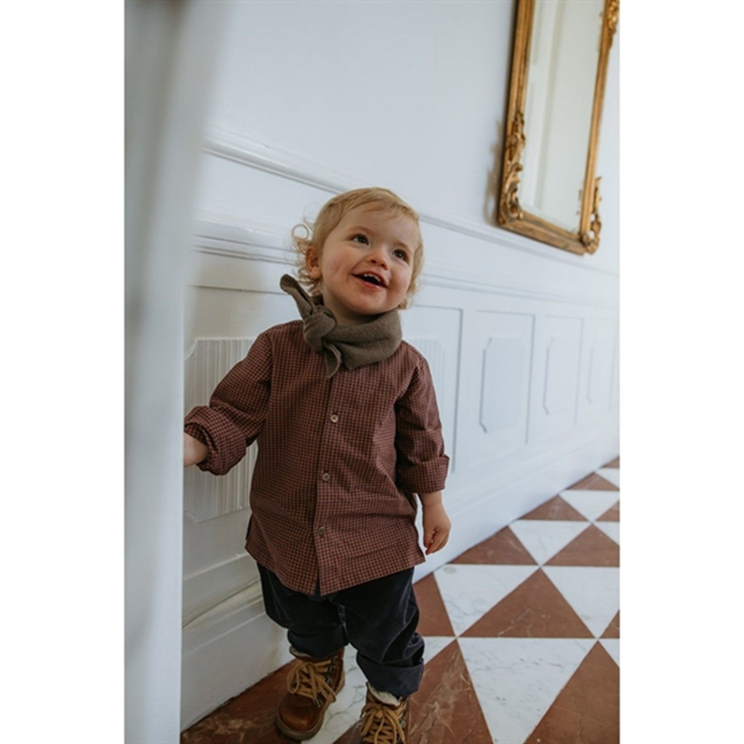 lalaby Indigo Check Willy Shirt