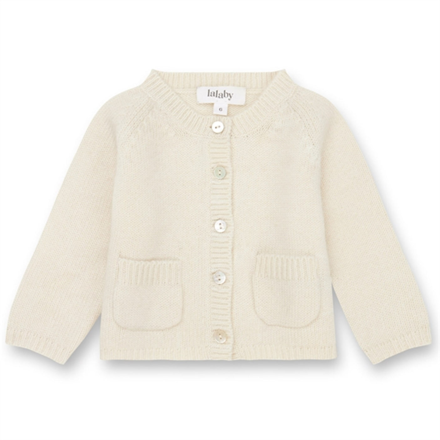 lalaby Natural Cashmere Bobbie Cardigan