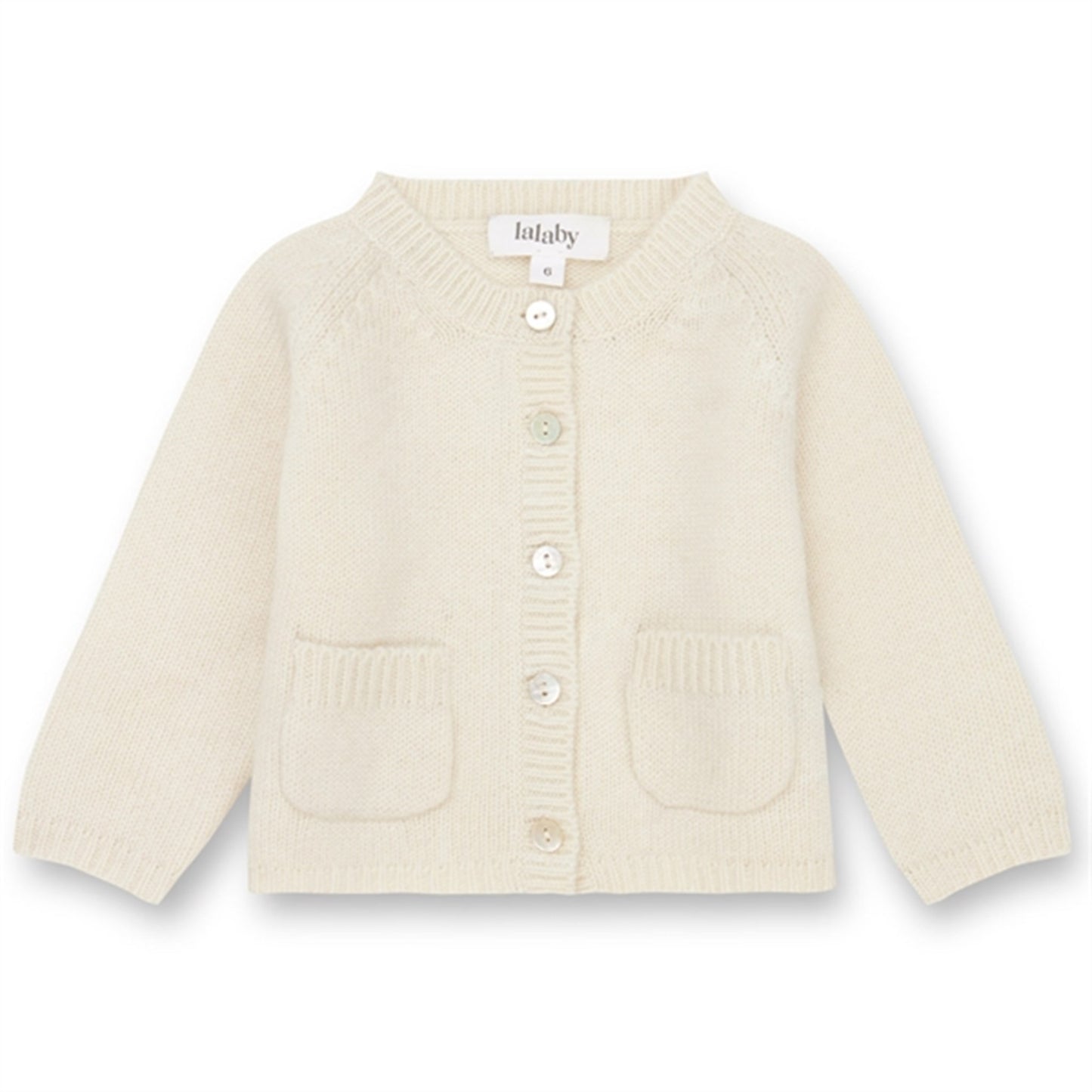 lalaby Natural Cashmere Bobbie Cardigan