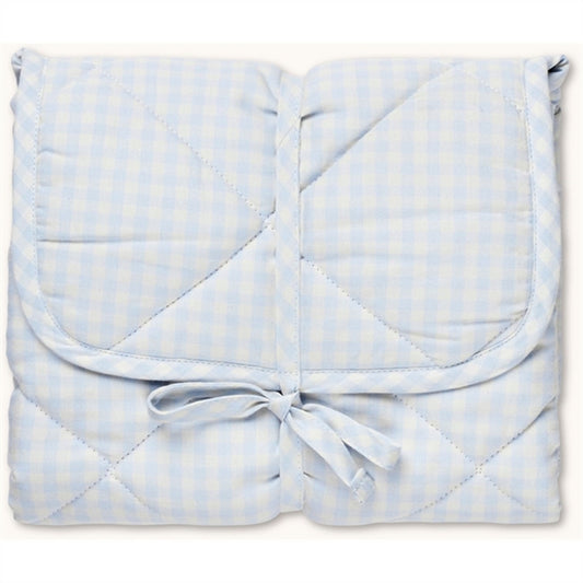 Lalaby Changing Mat Blue Gingham
