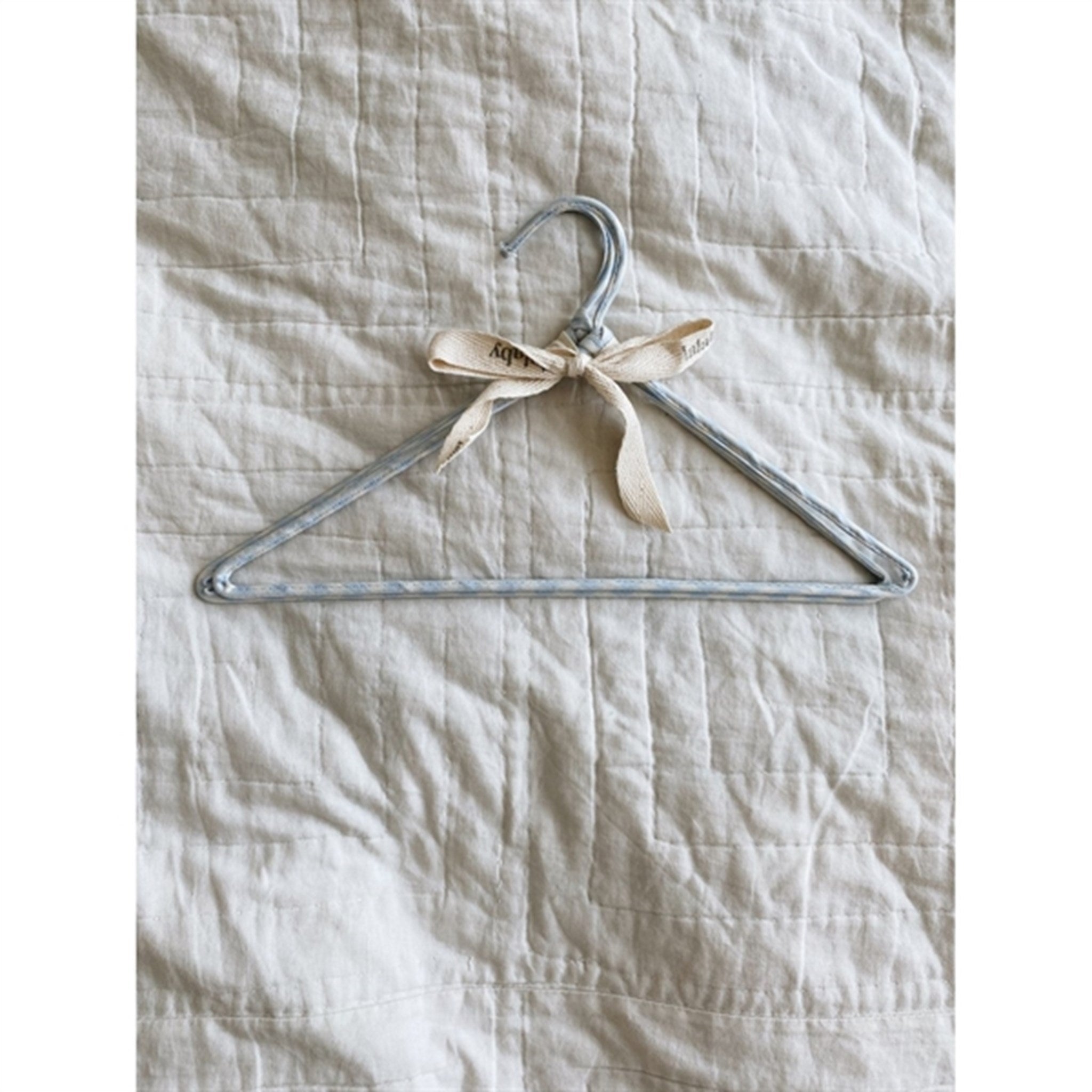 lalaby Blue Gingham Hangers 2-Pack