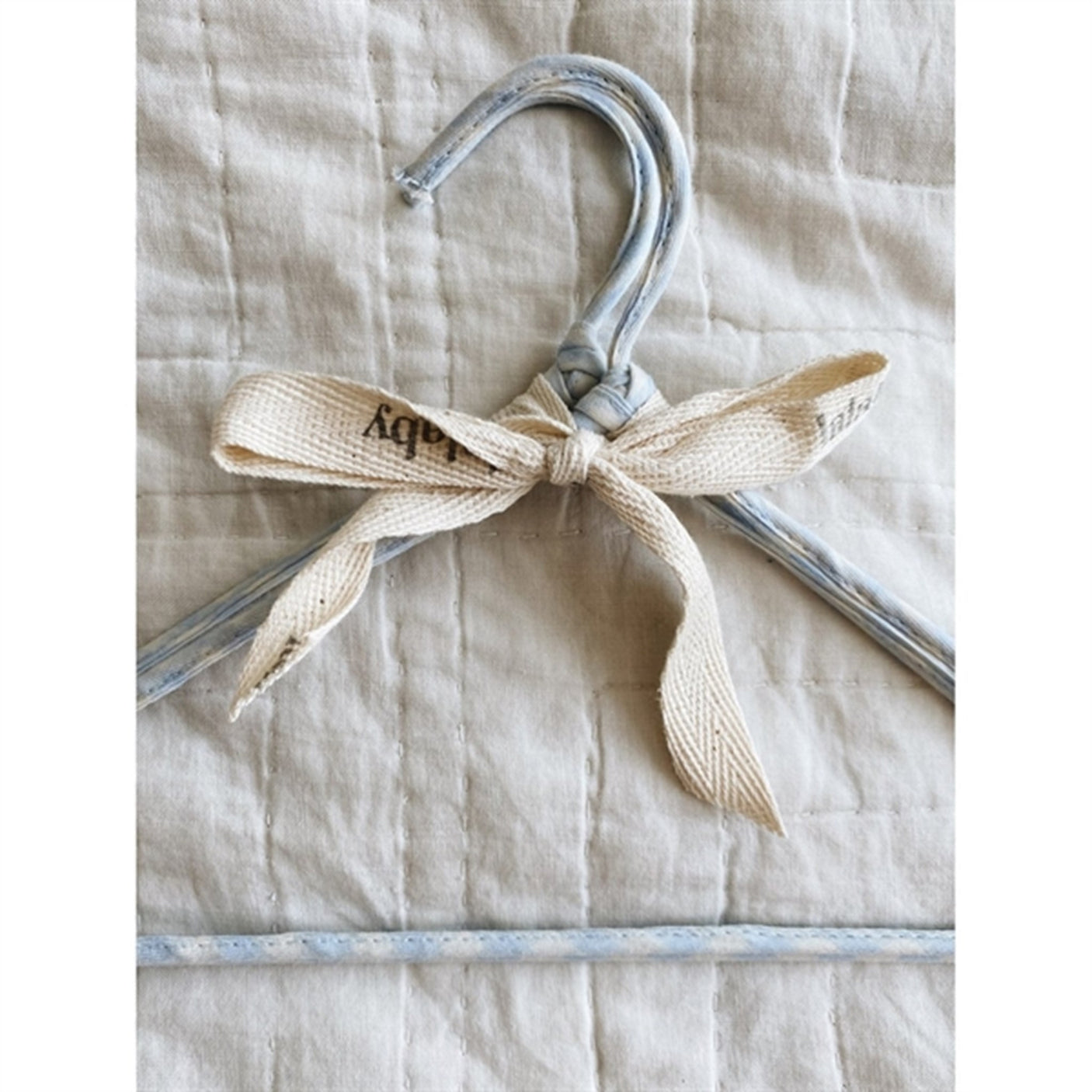 lalaby Blue Gingham Hangers 2-Pack