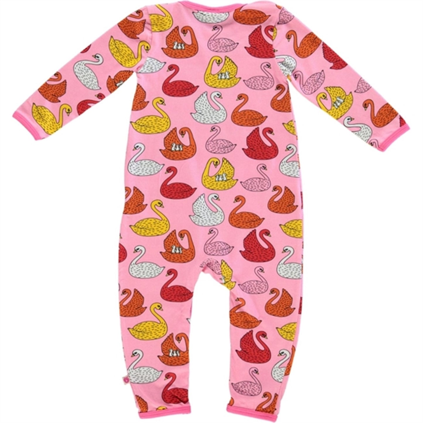 Småfolk Sea Pink Swan Onesie