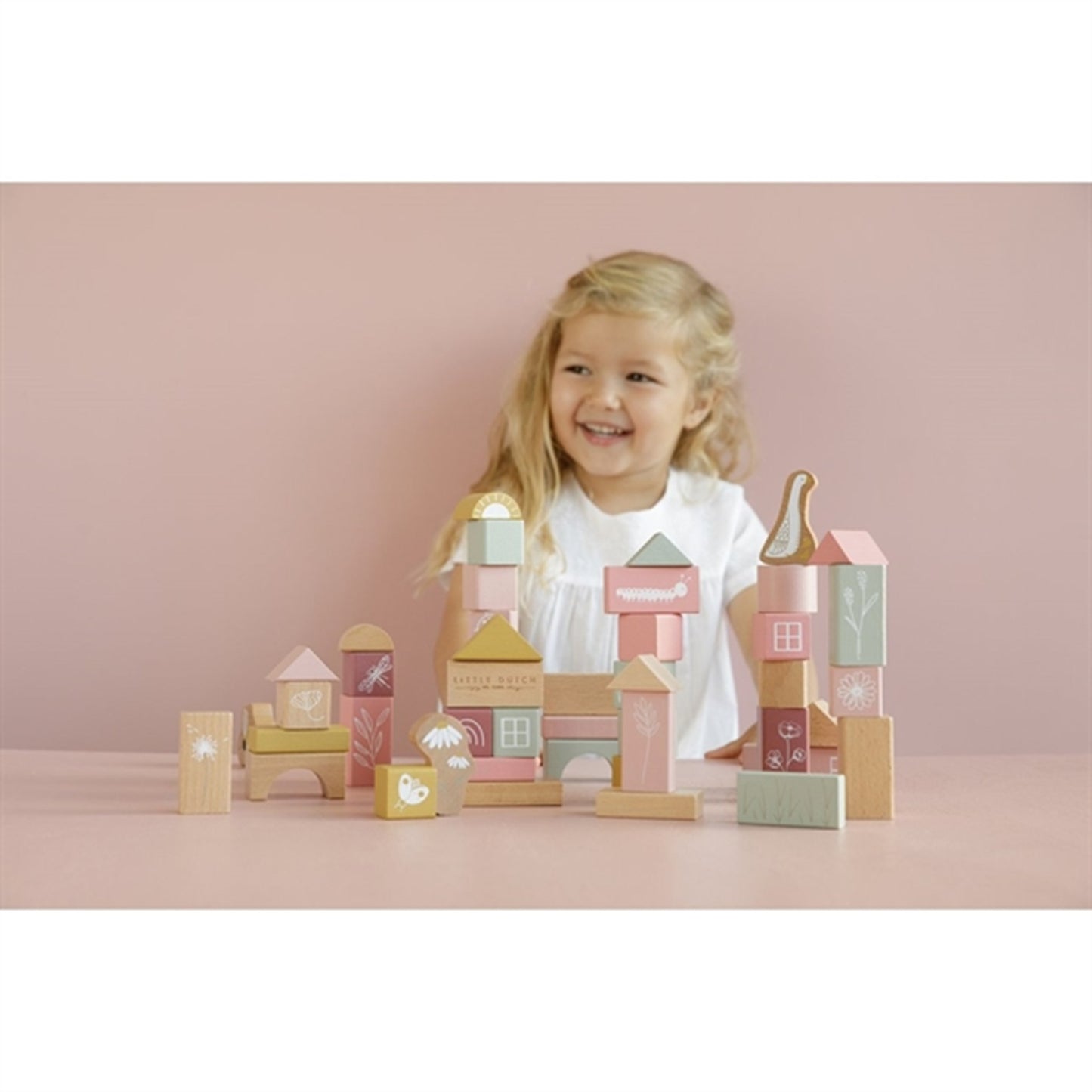 Little Dutch Byggeklodser Pink