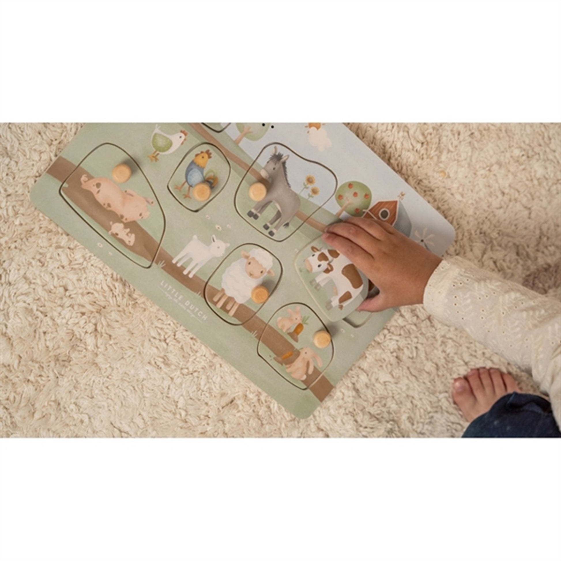 Little Dutch Little Farm Puslespil m. lyd FSC