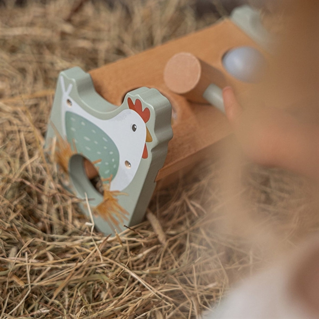 Little Dutch Little Farm Hammerbræt m. kugler FSC
