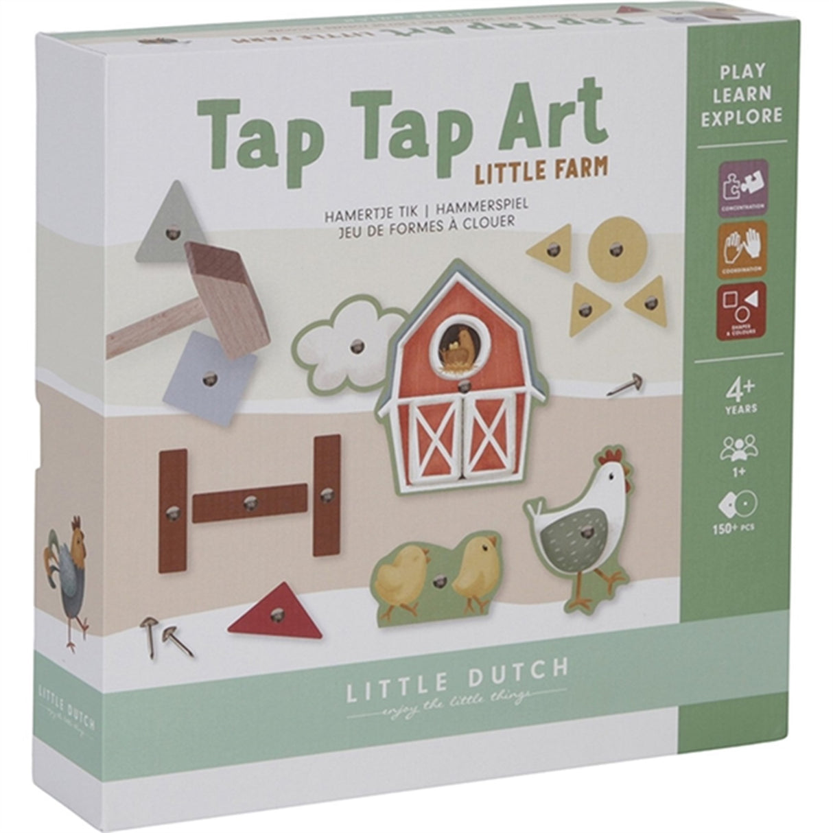 Little Dutch Little Farm Tap Tap sæt FSC