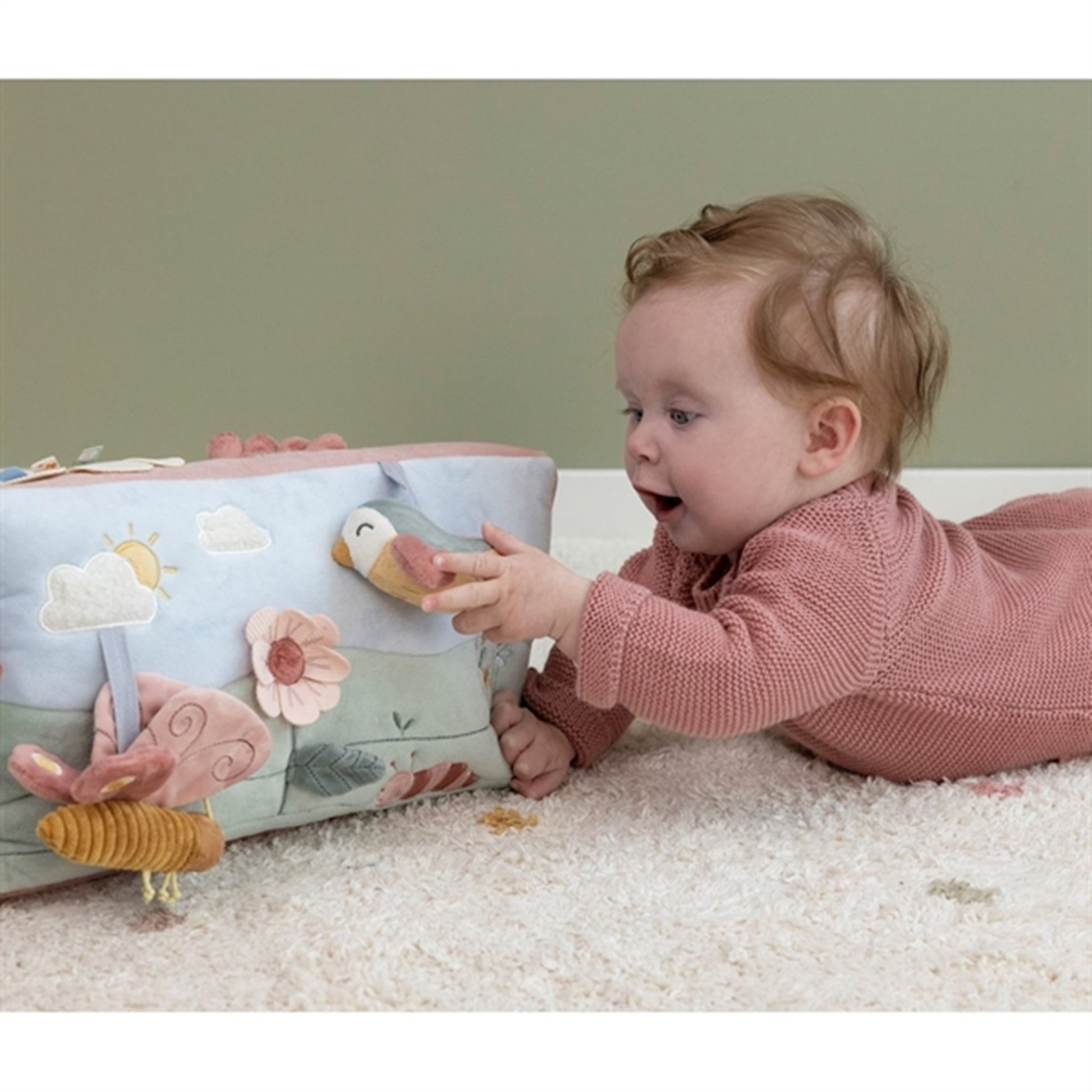 Little Dutch Flowers & Butterflies Blød Aktivitetstrekant stor