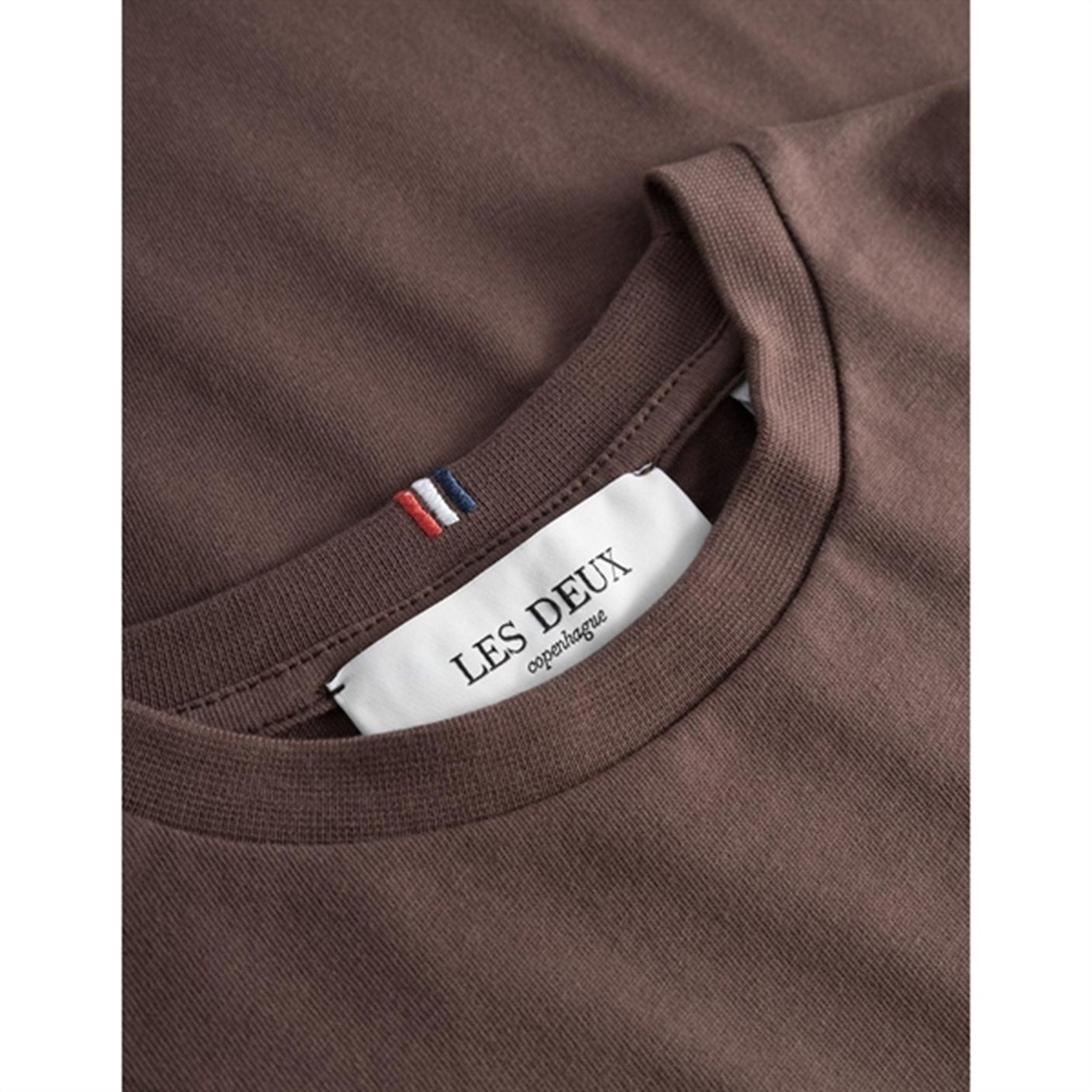 Les Deux Kids Ebony Brown/Orange Nørregaard T-Shirt