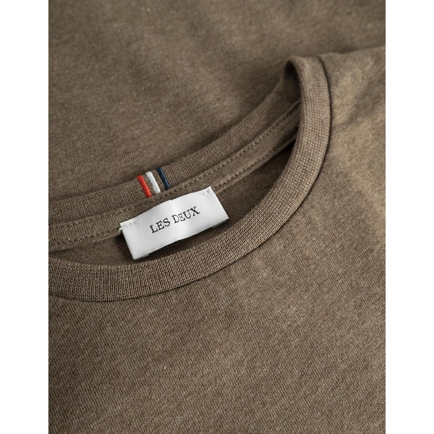 Les Deux Kids Walnut Melange/Orange Nørregaard T-Shirt
