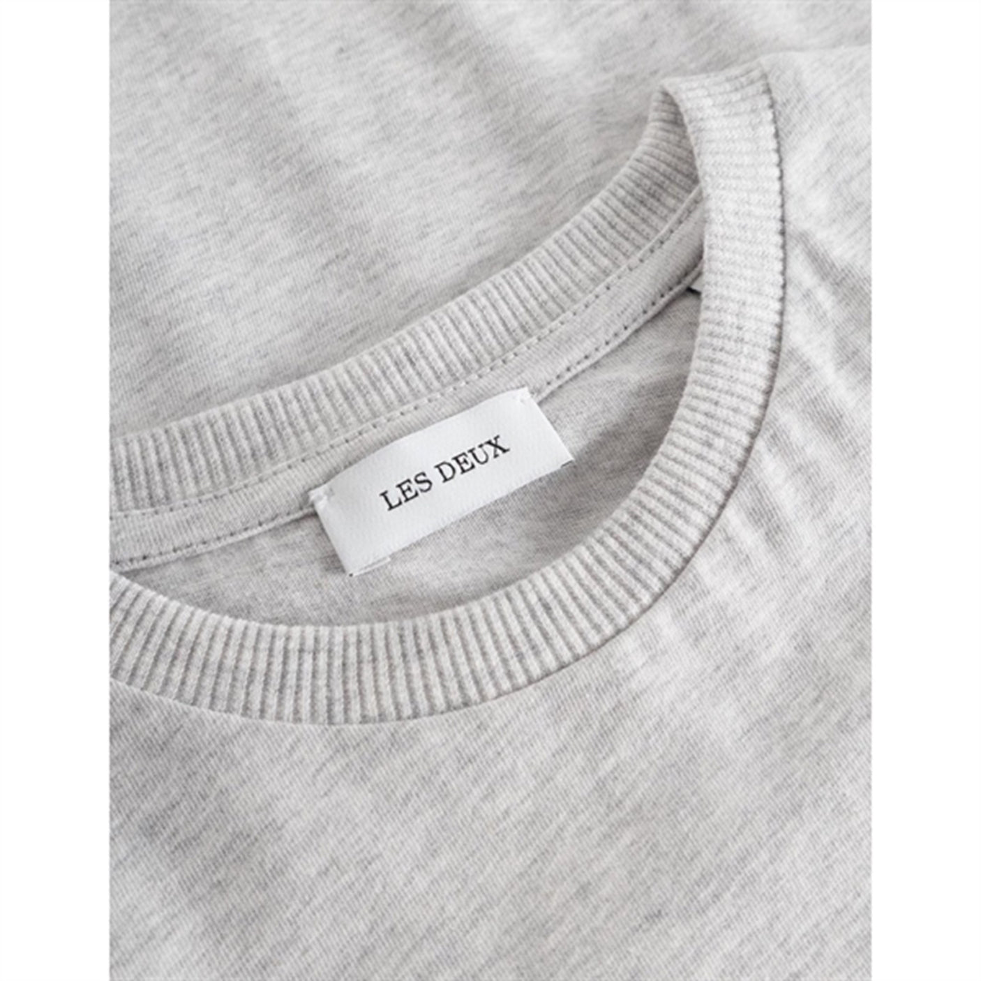 Les Deux Kids Snow Melange/Washed Denim Blue Blake T-Shirt