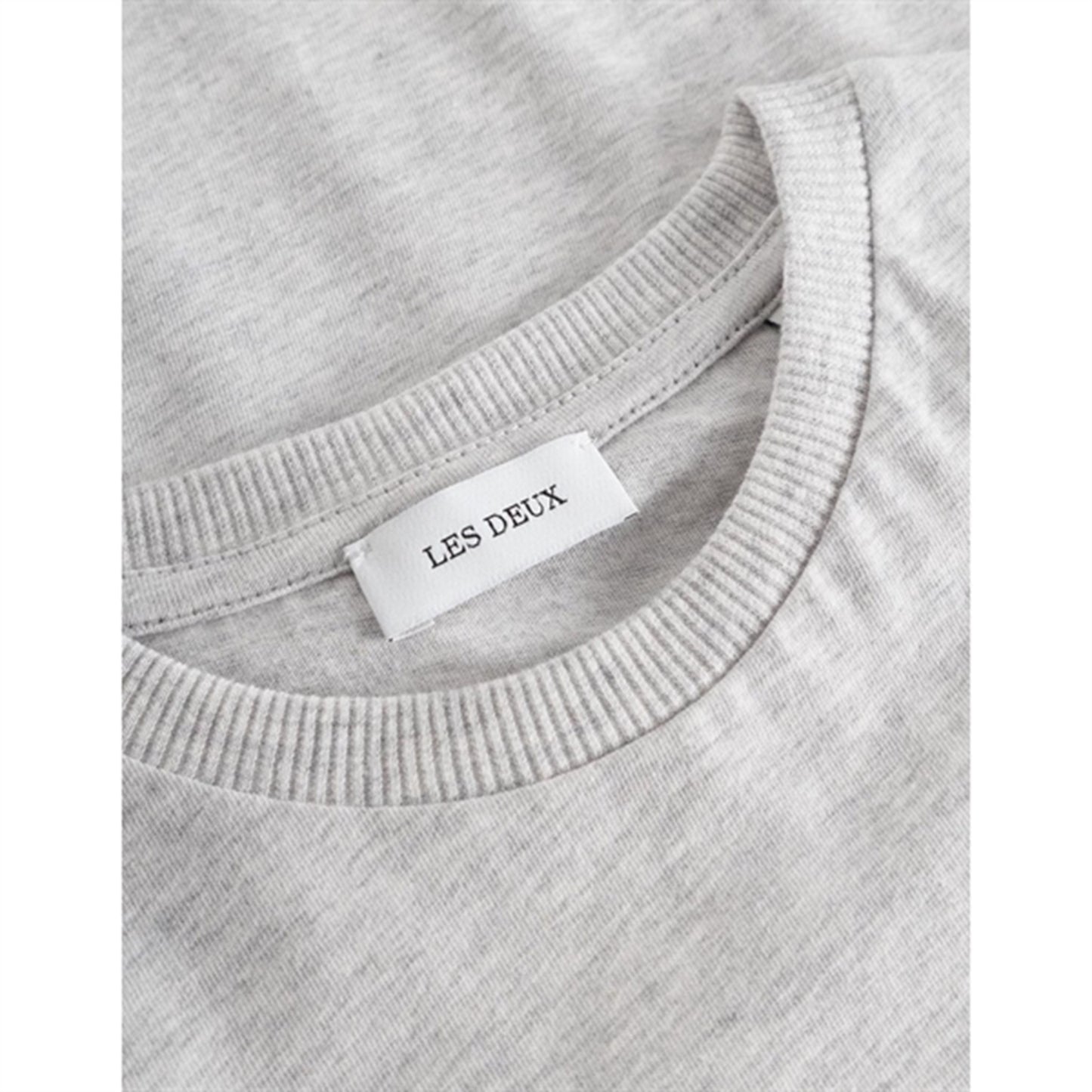 Les Deux Kids Snow Melange/Washed Denim Blue Blake T-Shirt