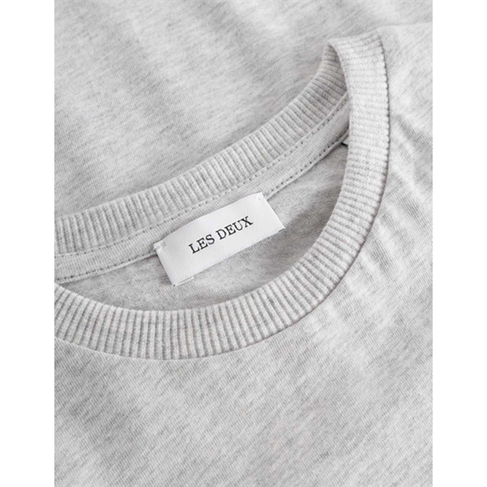 Les Deux Kids Snow Melange/Washed Denim Blue Blake T-Shirt