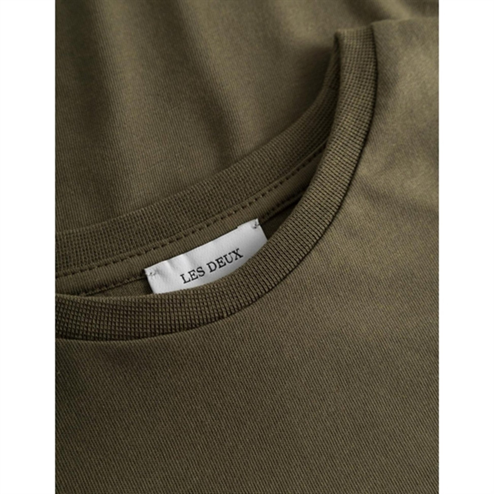 Les Deux Kids Olive Night/Ivory Globe T-Shirt