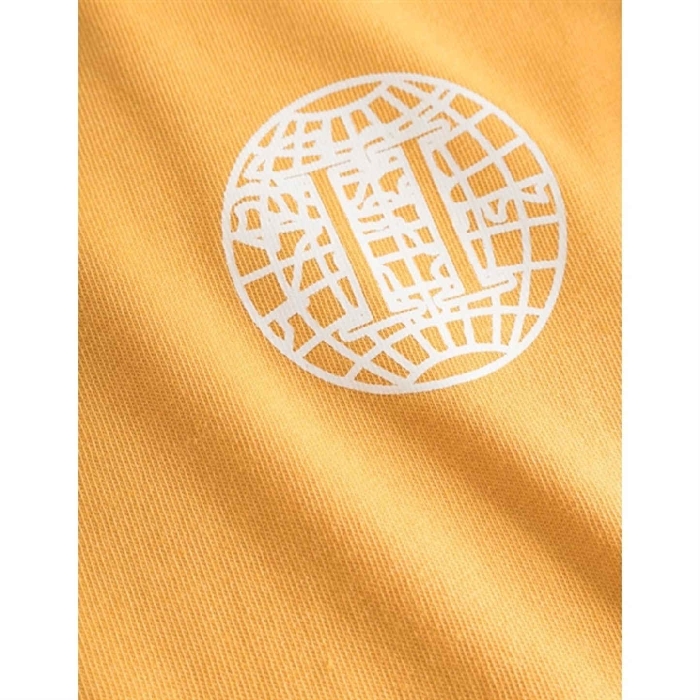 Les Deux Kids Mustard Yellow/Ivory Globe T-Shirt