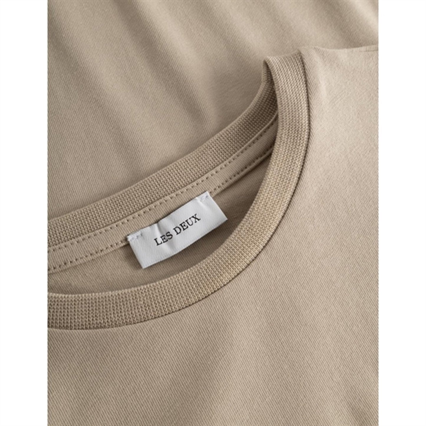 Les Deux Kids Light Desert Sand/Washed Denim Blue Globe T-Shirt