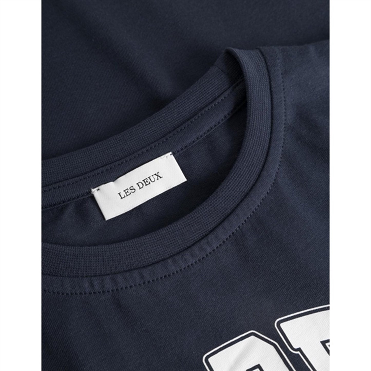 Les Deux Kids Dark Navy/Light Ivory University T-Shirt