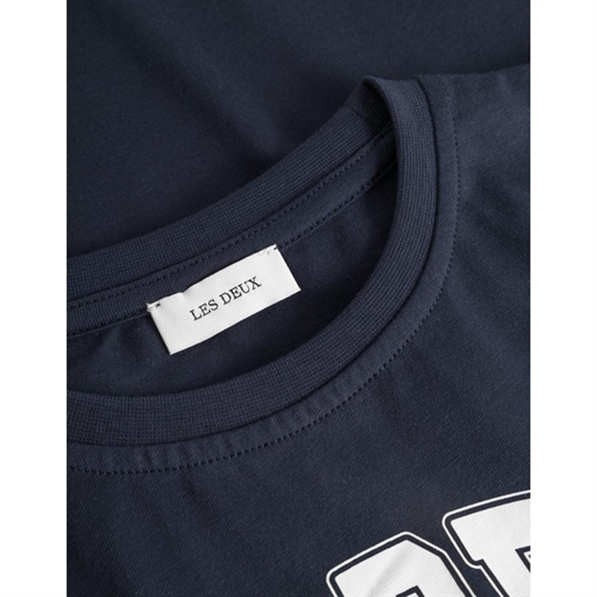 Les Deux Kids Dark Navy/Light Ivory University T-Shirt