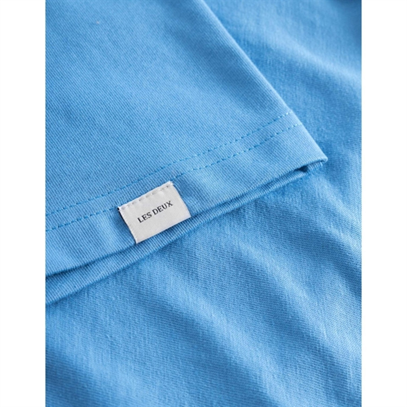 Les Deux Kids Washed Denim Blue/Orange Nørregaard Blouse