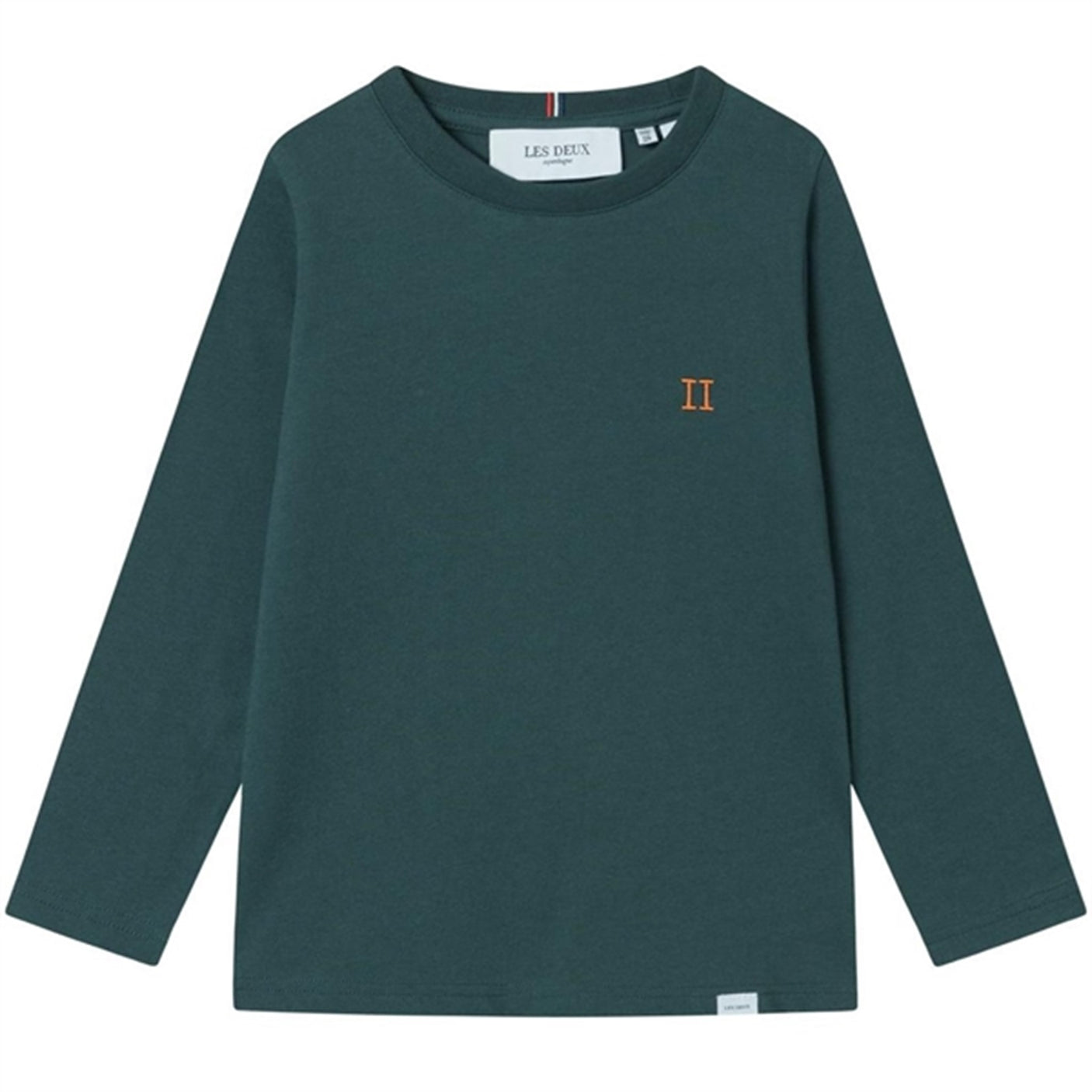 Les Deux Kids Pine Green/Orange Nørregaard Blouse