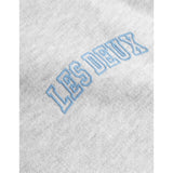 Les Deux Kids Snow Melange/Washed Denim Blue Blake Sweatshirt