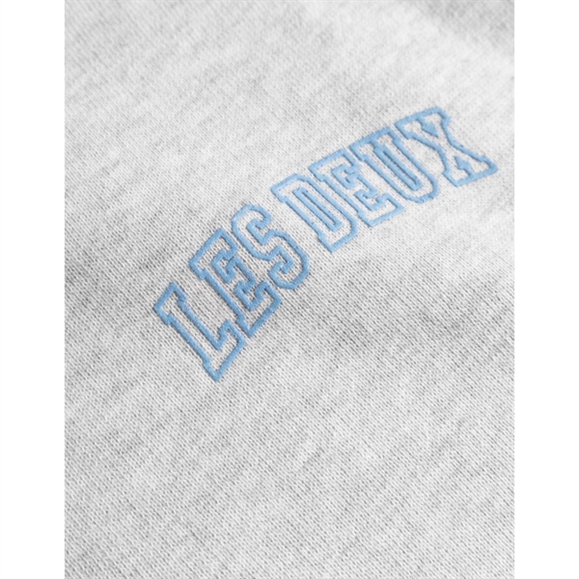 Les Deux Kids Snow Melange/Washed Denim Blue Blake Sweatshirt