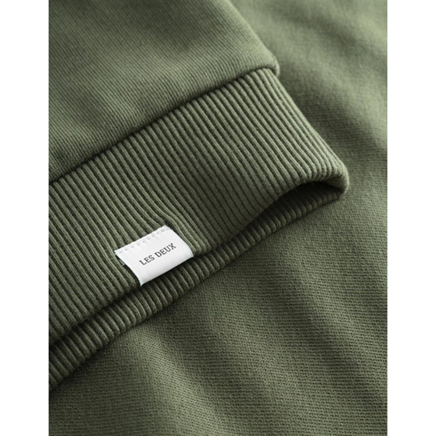 Les Deux Kids Olive Night/Light Orchid Encore Bouclé Sweatshirt