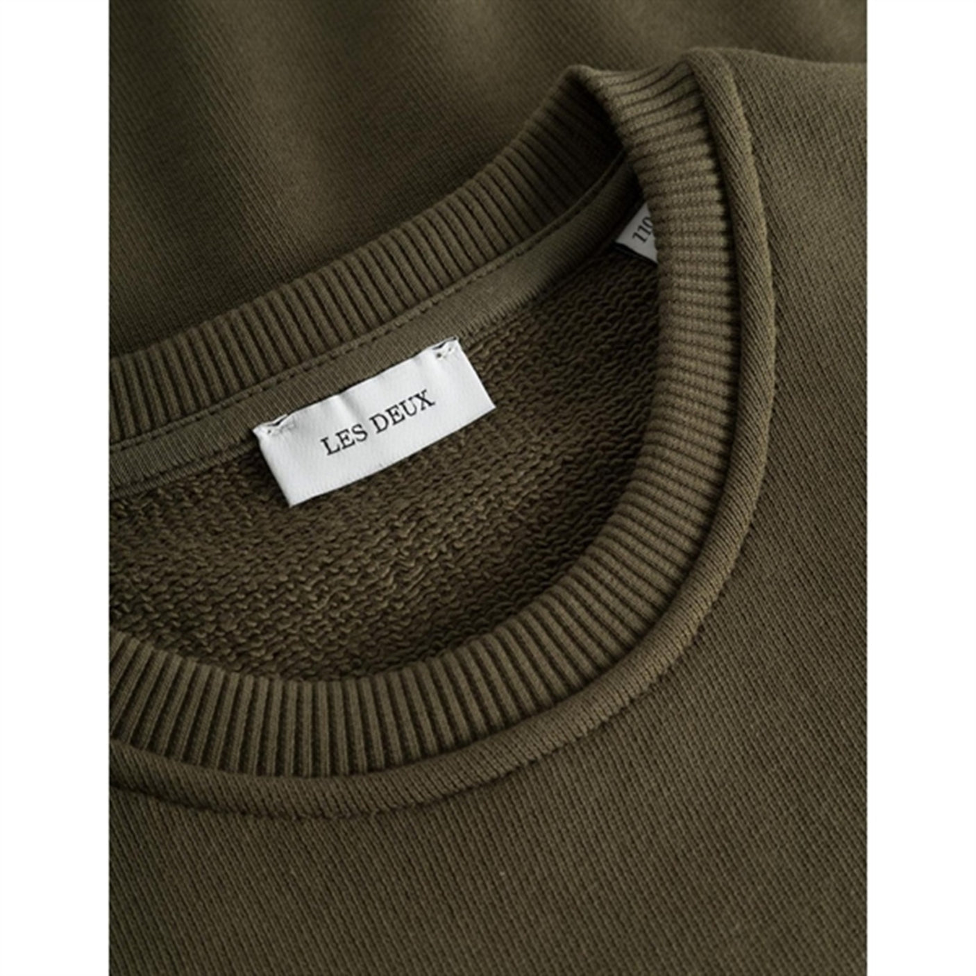 Les Deux Kids Olive Night/Ivory Globe Sweatshirt