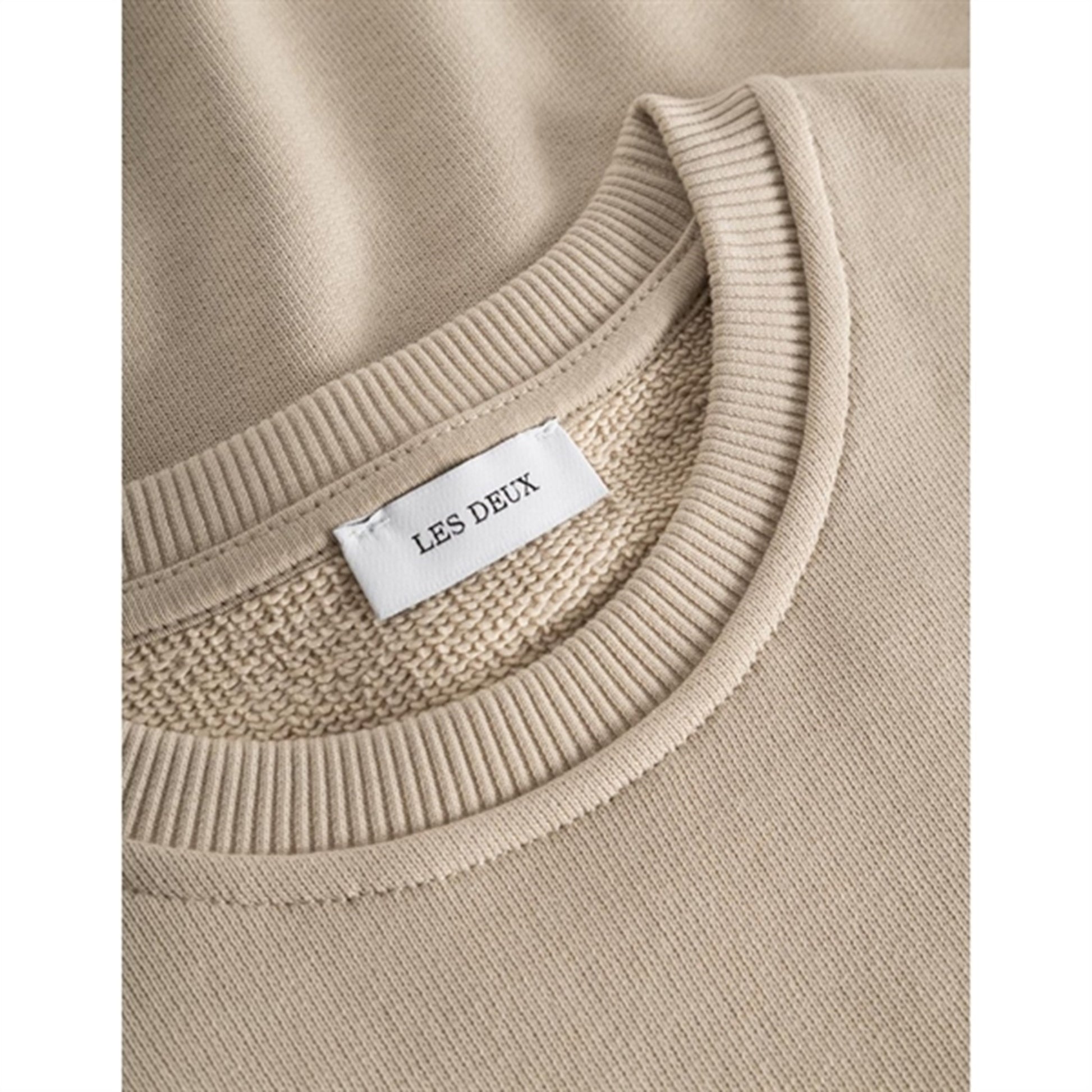 Les Deux Kids Light Desert Sand/Washed Denim Blue Globe Sweatshirt