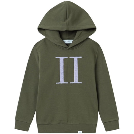 Les Deux Kids Olive Night/Light Orchid Encore Bouclé Hoodie