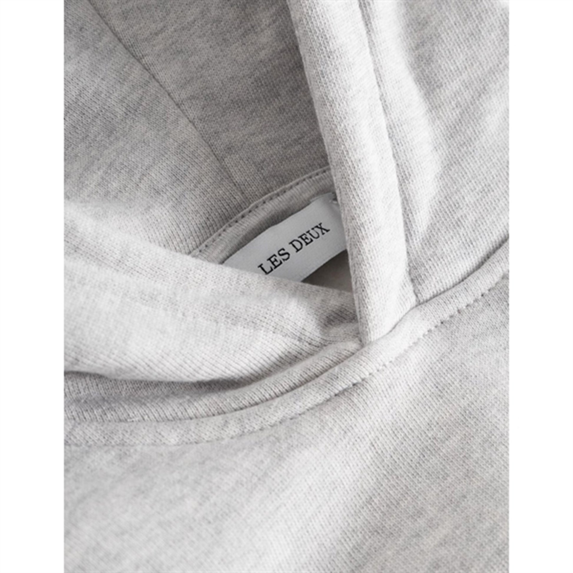 Les Deux Kids Snow Melange/Washed Denim Blue Blake Hoodie 2.0