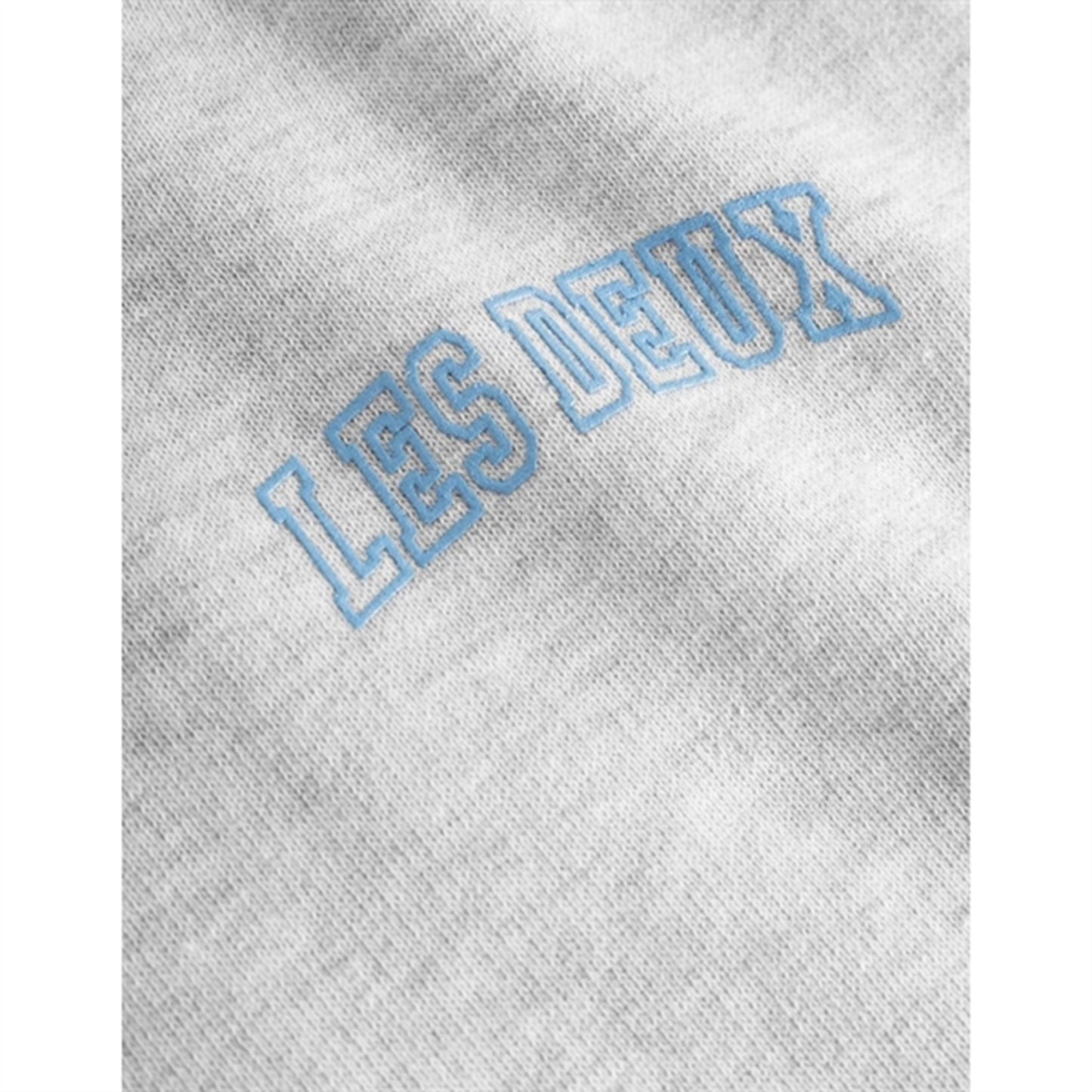 Les Deux Kids Snow Melange/Washed Denim Blue Blake Hoodie 2.0