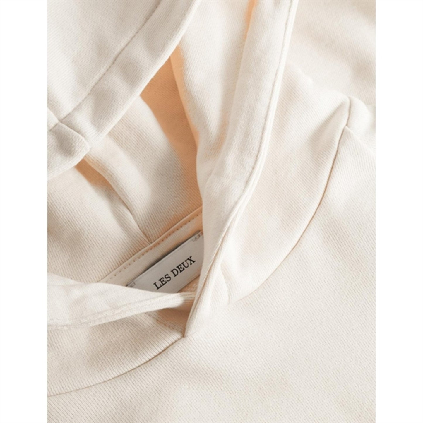 Les Deux Kids Light Ivory/Burnt Red University Hoodie