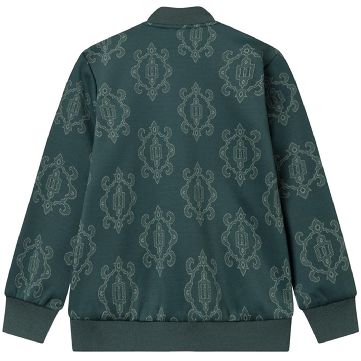 Les Deux Kids Pine Green/Ivory Ballier Jacquard Track Jacket