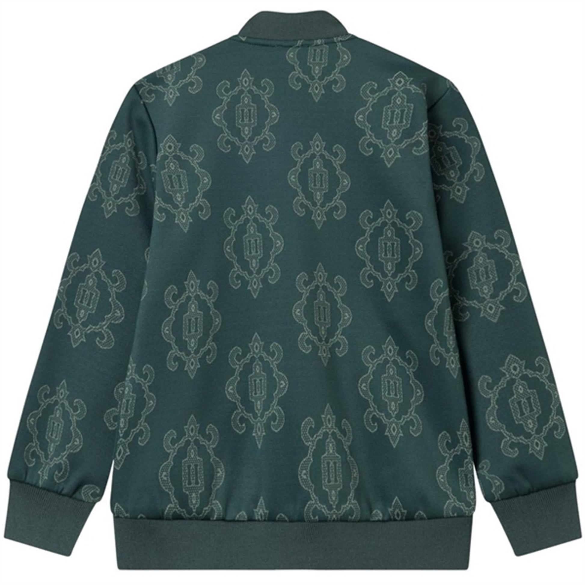 Les Deux Kids Pine Green/Ivory Ballier Jacquard Track Jacket
