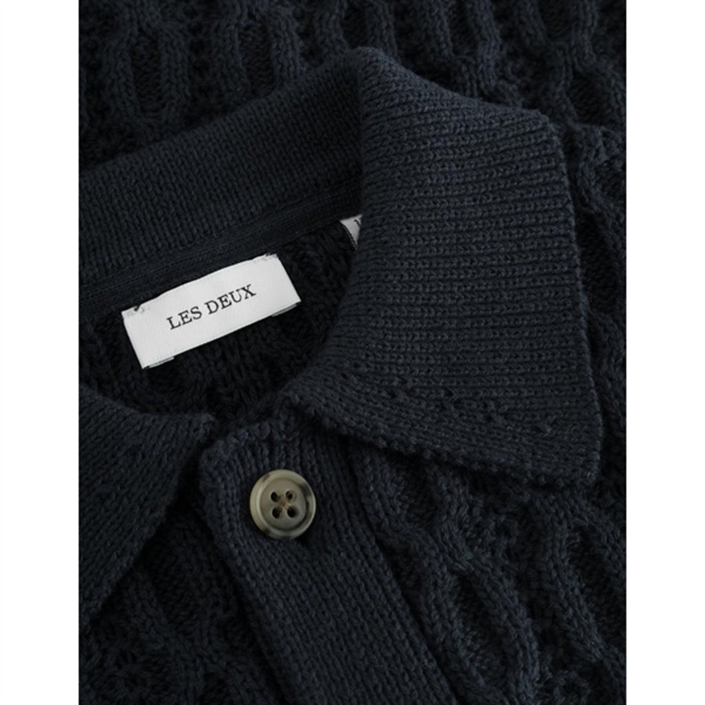 Les Deux Kids Dark Navy Garret Knit Blouse